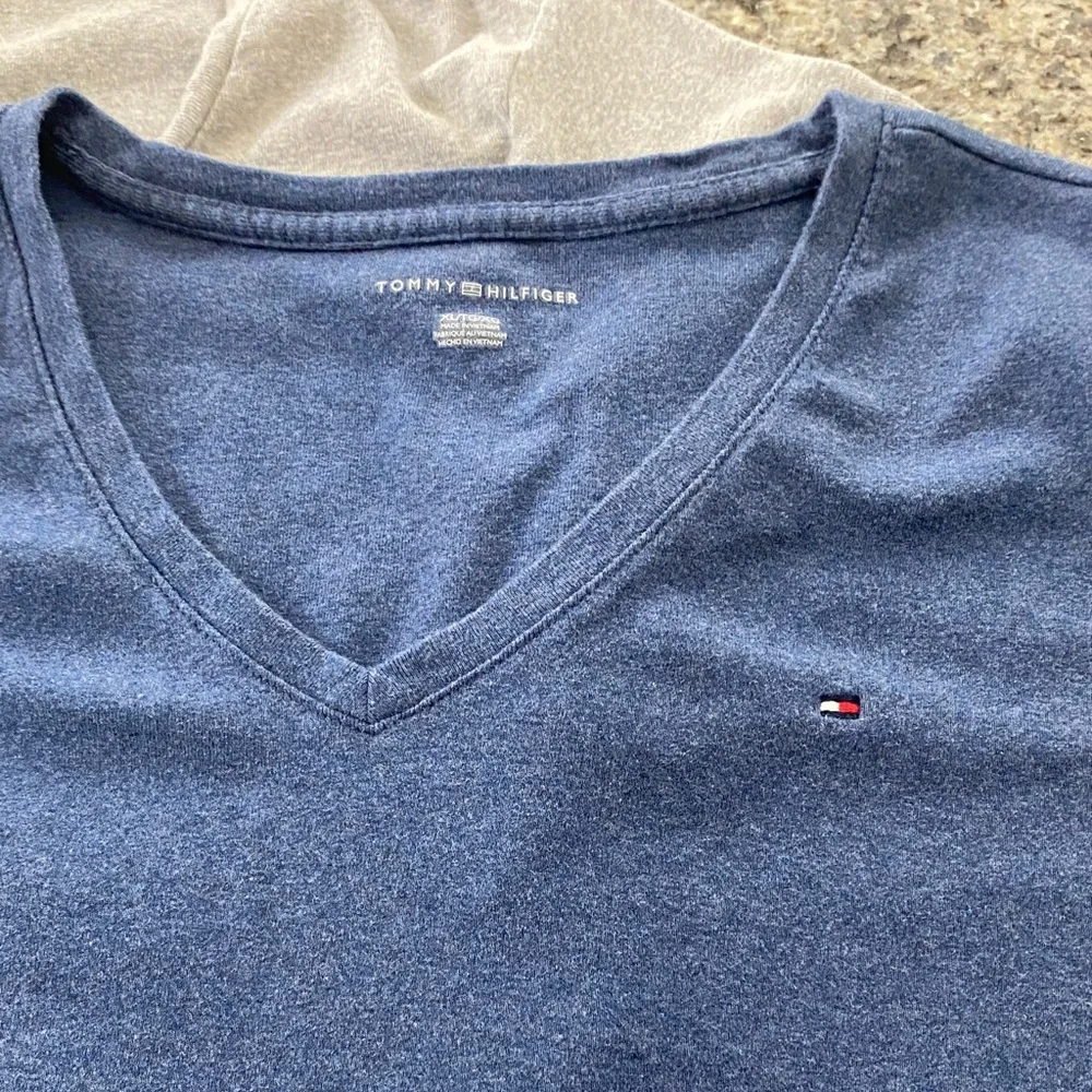 Tommy Hilfiger V-Neck Tees - Picture 2 of 9
